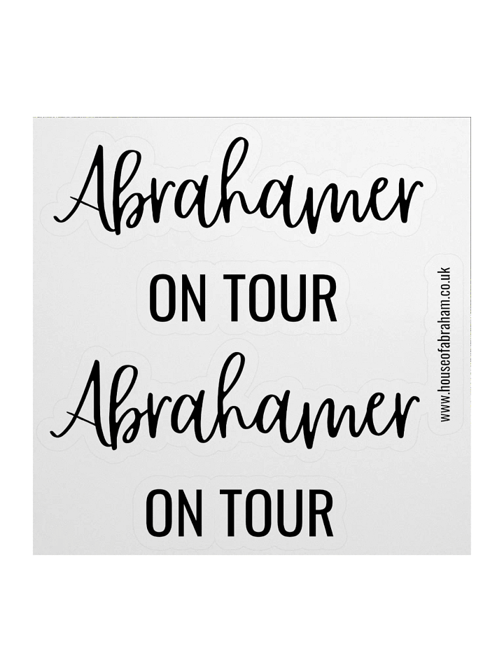 Abrahamer On Tour - Sticker product image (2)