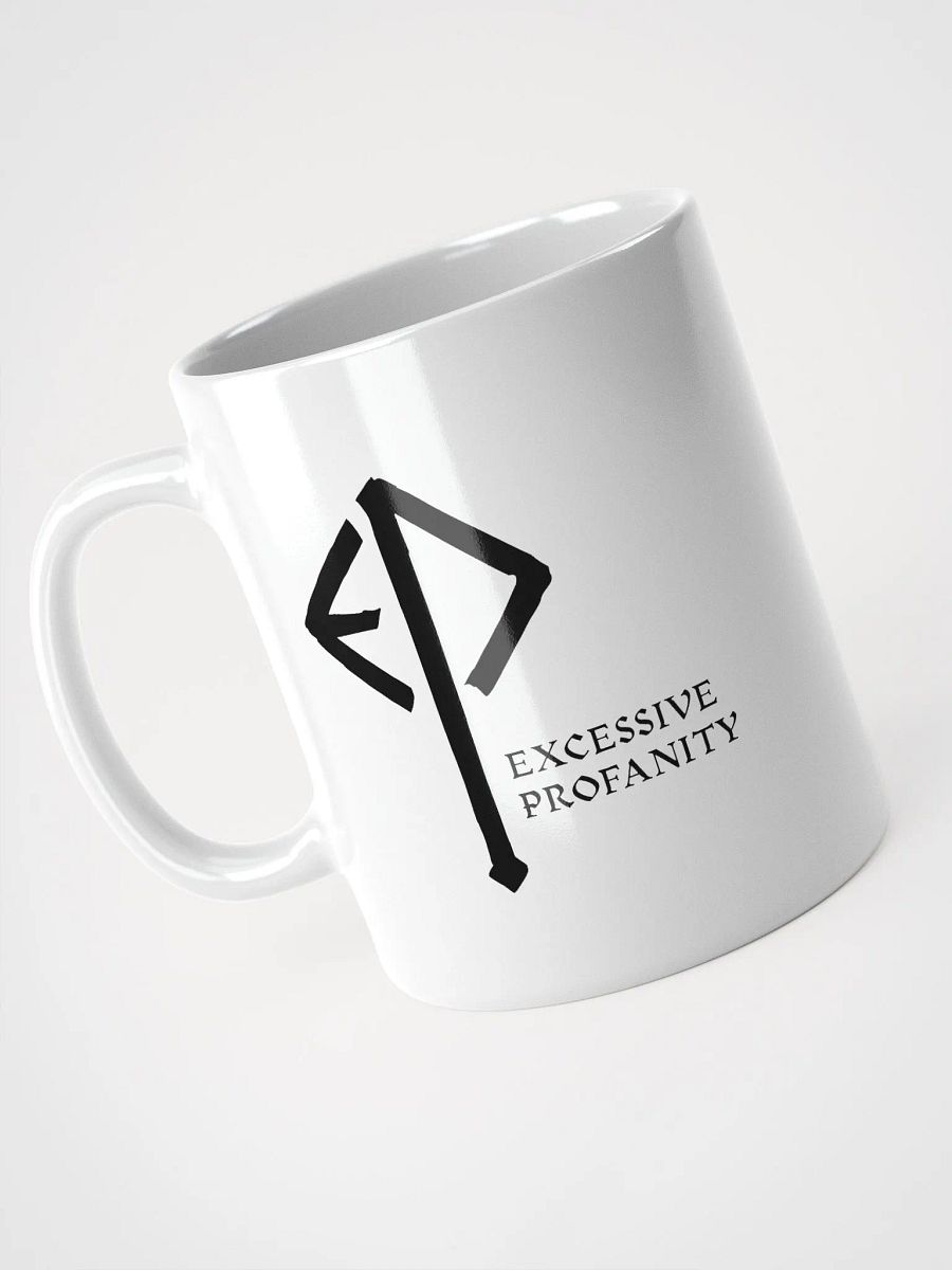 Executioner Rune Mug - Black on White product image (8)