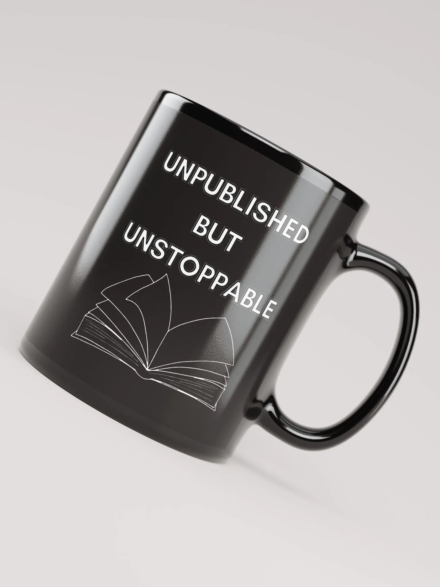 Unpublished but Unstoppable Mug – Perfect for Aspiring Authors product image (1)