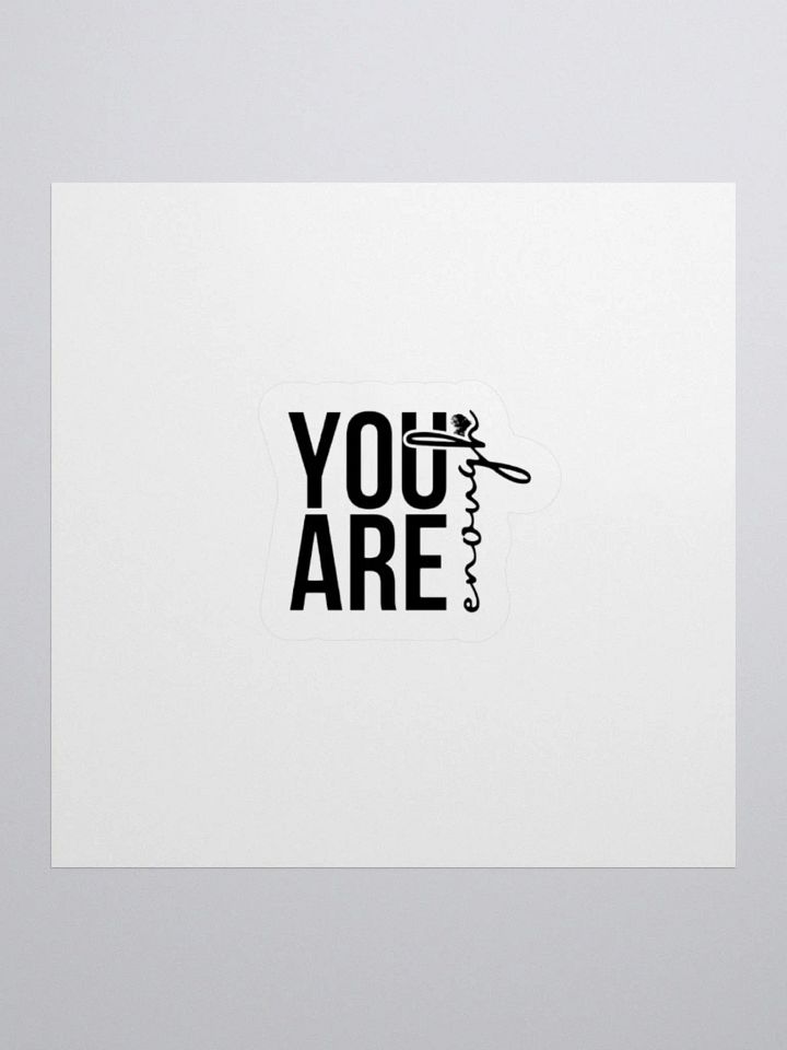 You are enough Gen 2: Corkscrew Kiss Cut Stickers product image (1)
