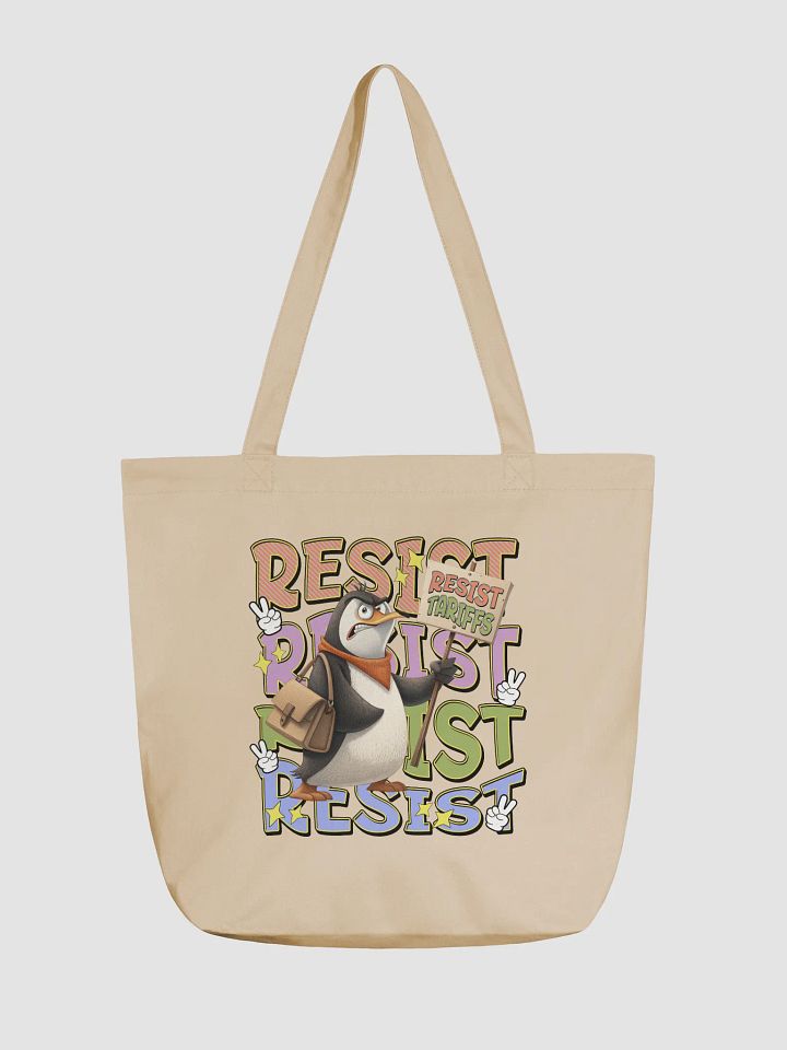 Resist Tariffs Penguin Eco Tote product image (5)