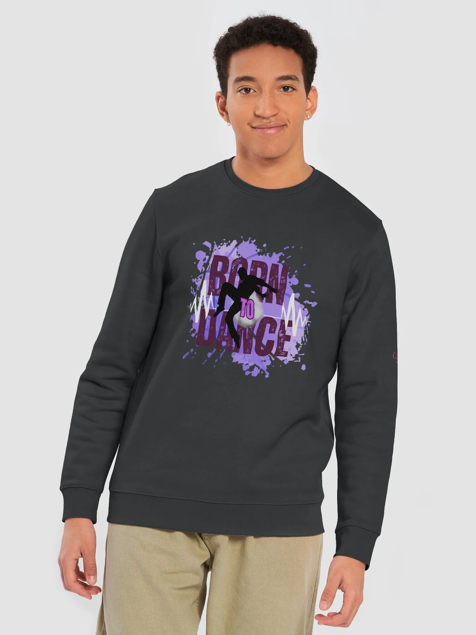 Born to Dance His Silhouette Unisex Eco Sweatshirt product image (20)
