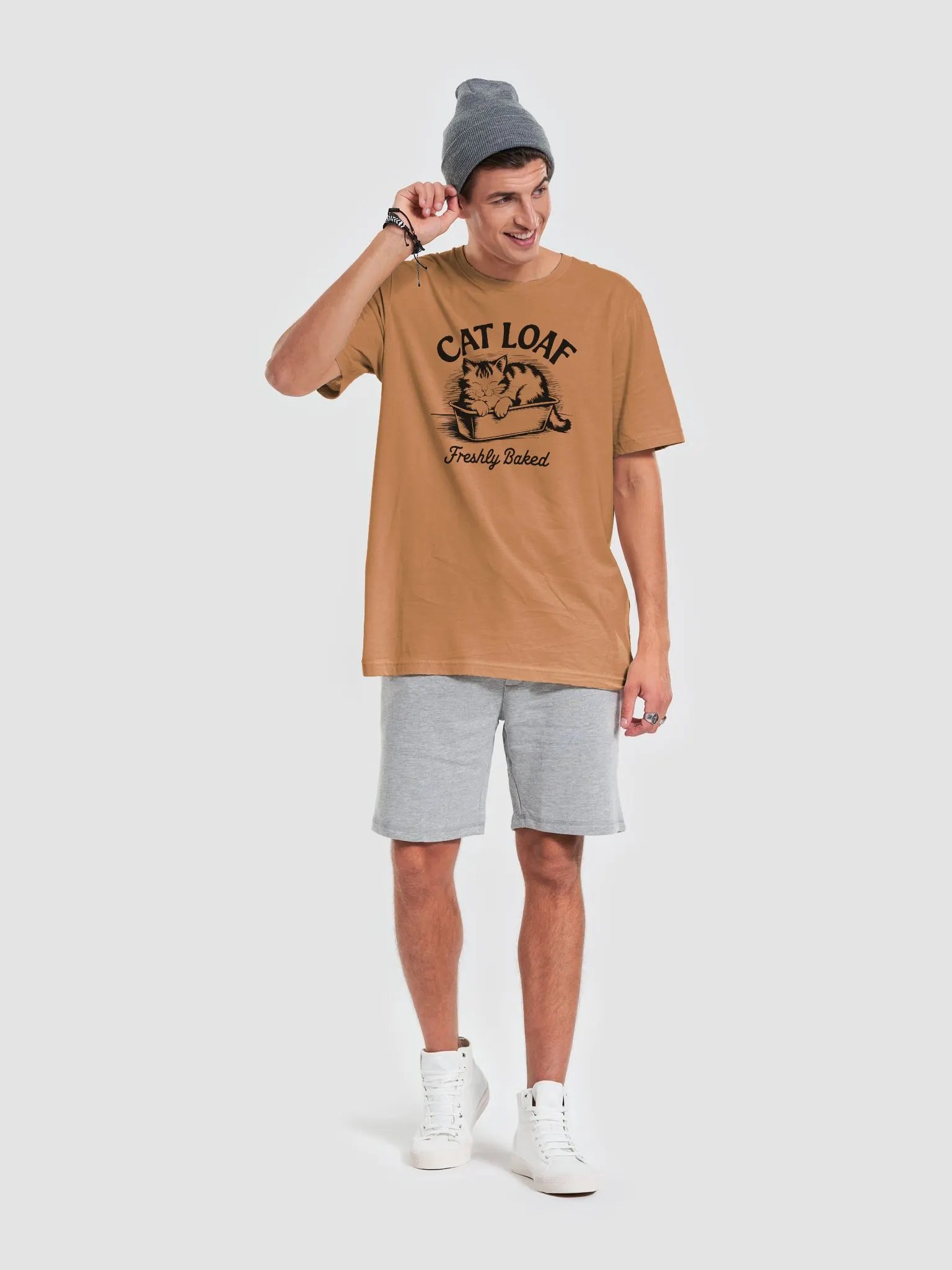 Cat Loaf Freshly Baked T-Shirt product image (5)