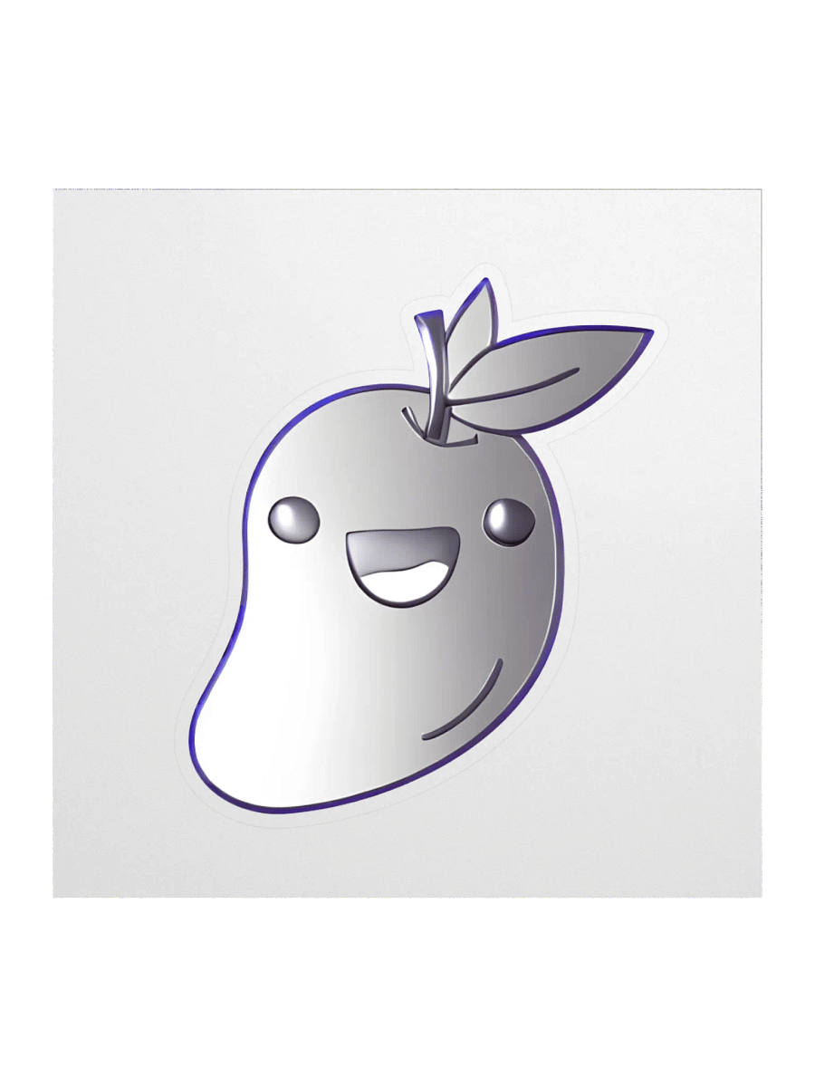 The Blu's Silver Sticker product image (1)