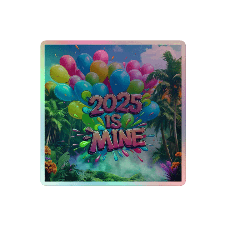 2025 IS MINE Holographic Sticker Sheet product image (2)