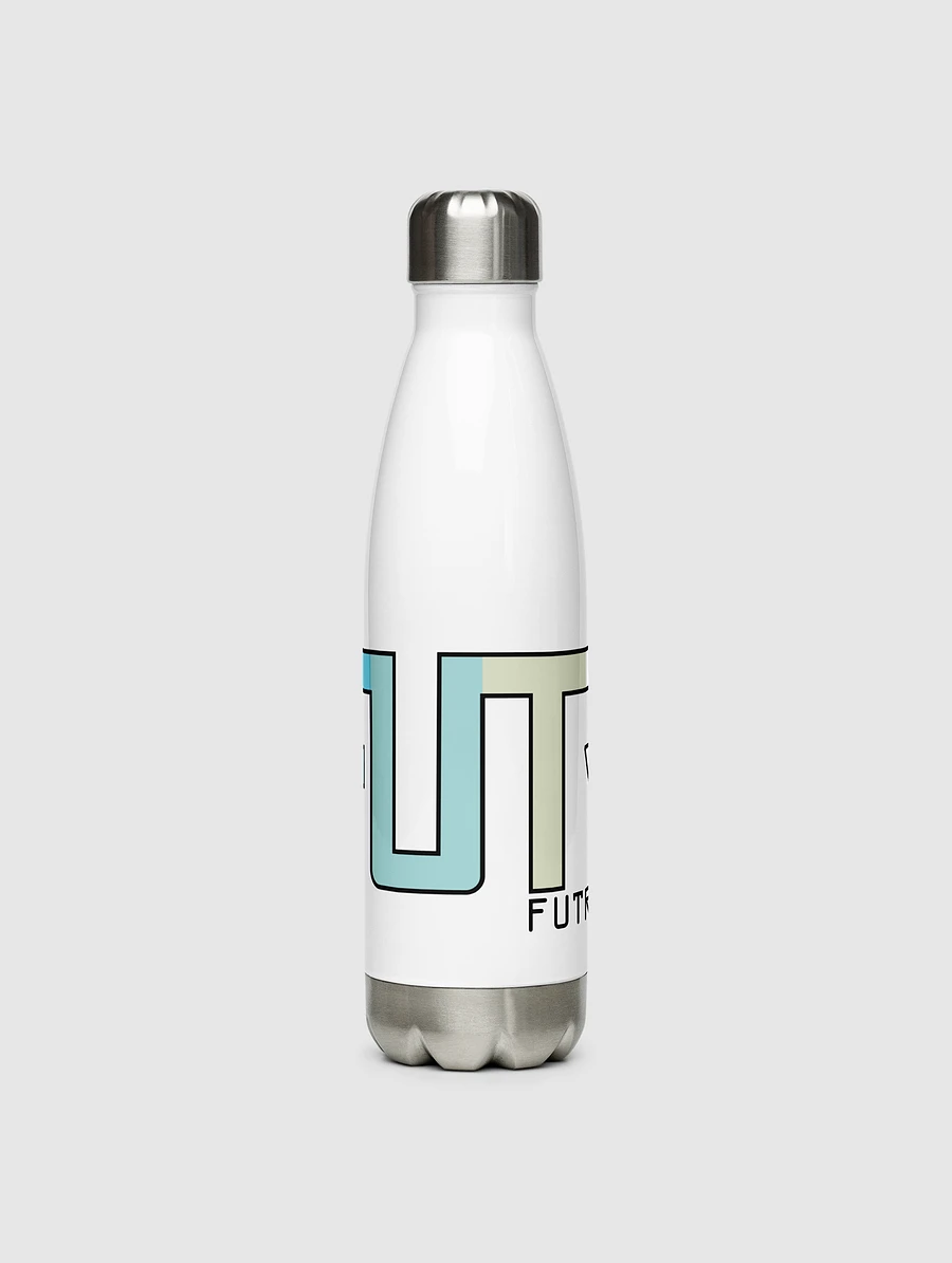 Blue FUTR Logo Stainless Steel Water Bottle product image (2)