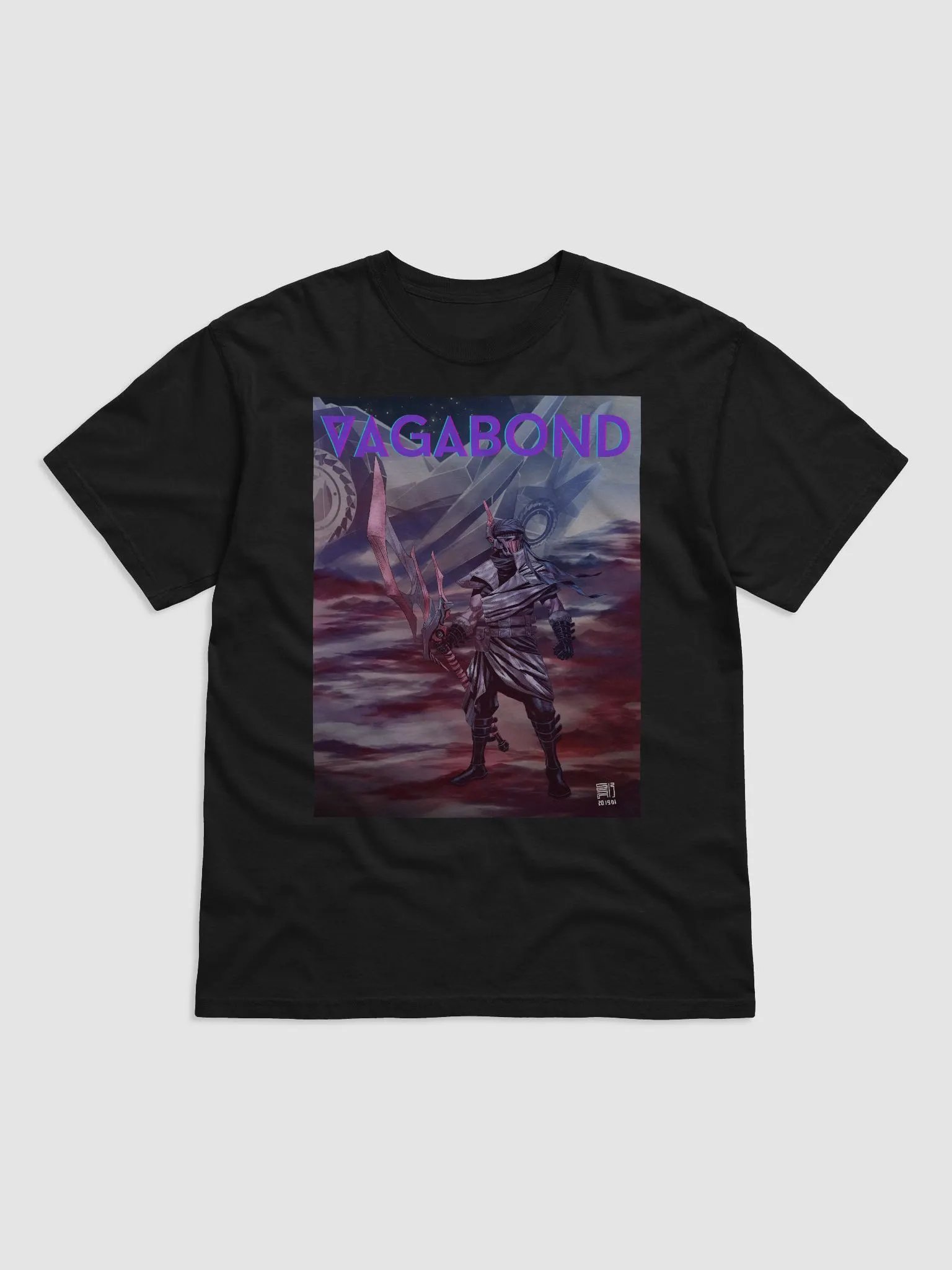 "Vagabond" – Sci-Fi Desert Drifter Tee product image (1)