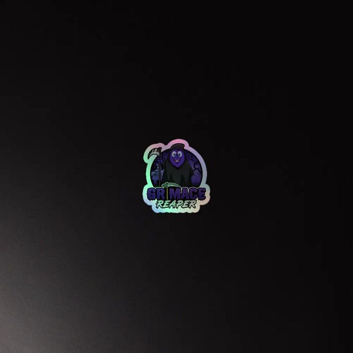 Grimace Reaper Holographic Sticker product image (4)