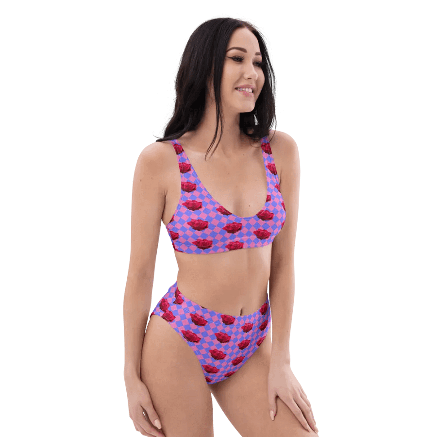 Rosy bikini {melon and periwinkle} product image (10)