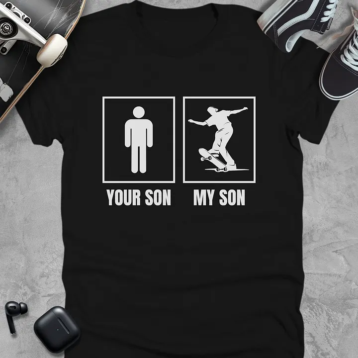 Your son my son, Funny skateboarding t-shirt, Unisex product image (1)