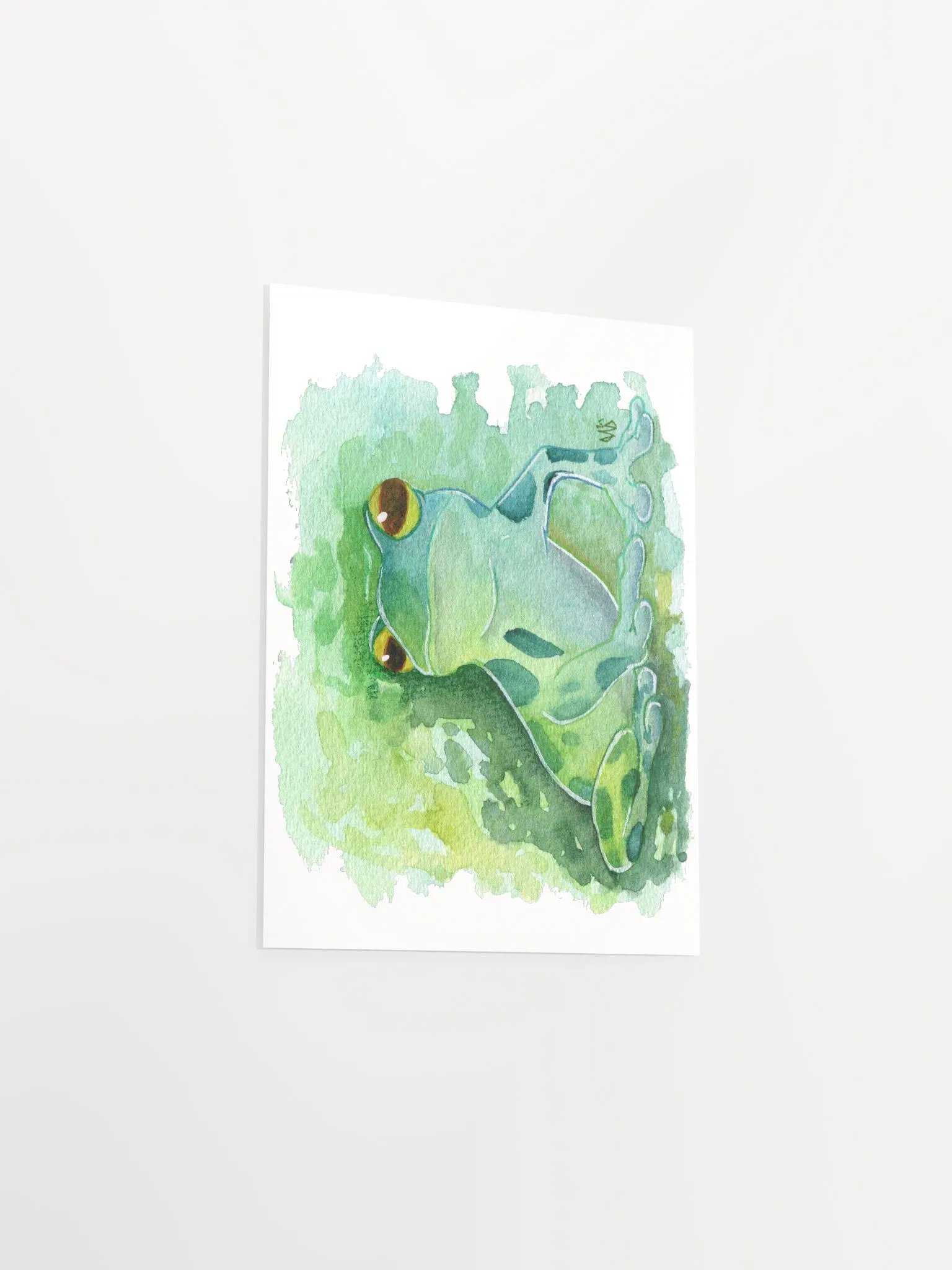 Watercolor Frog Print product image (3)