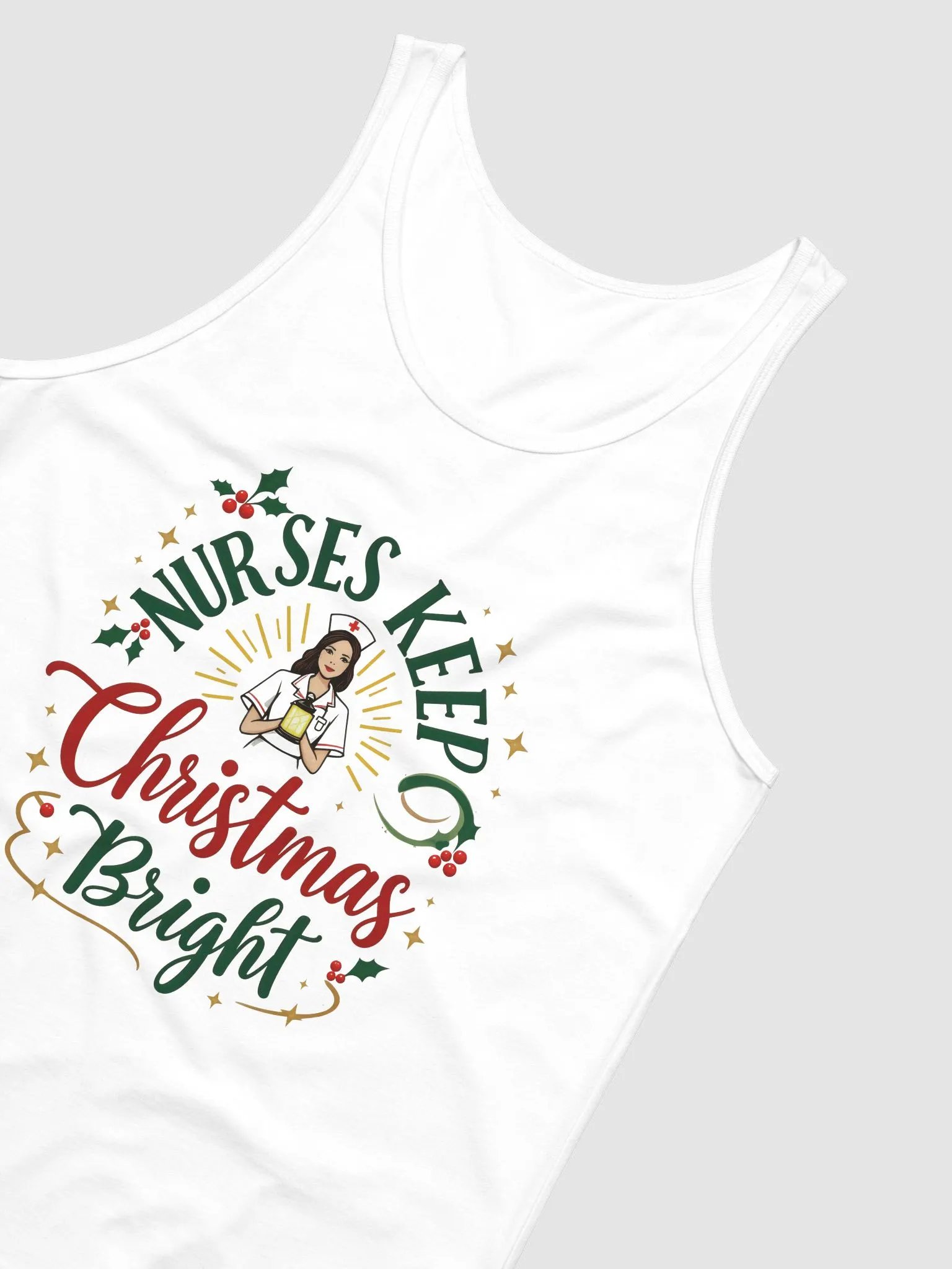Nurses Keep Christmas Bright Tank product image (11)