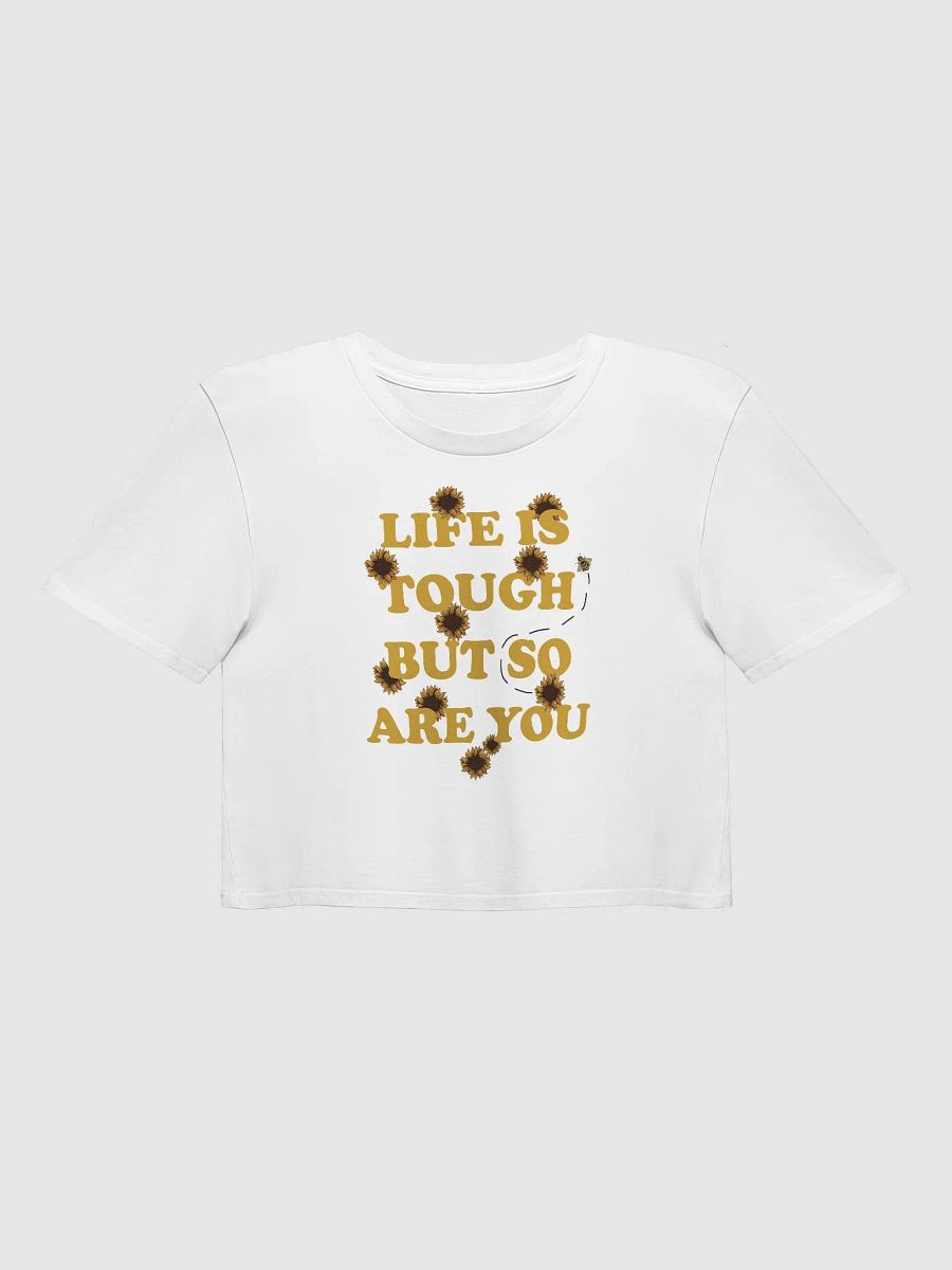 Life Is Tough Vintage Crop - Yellow product image (1)