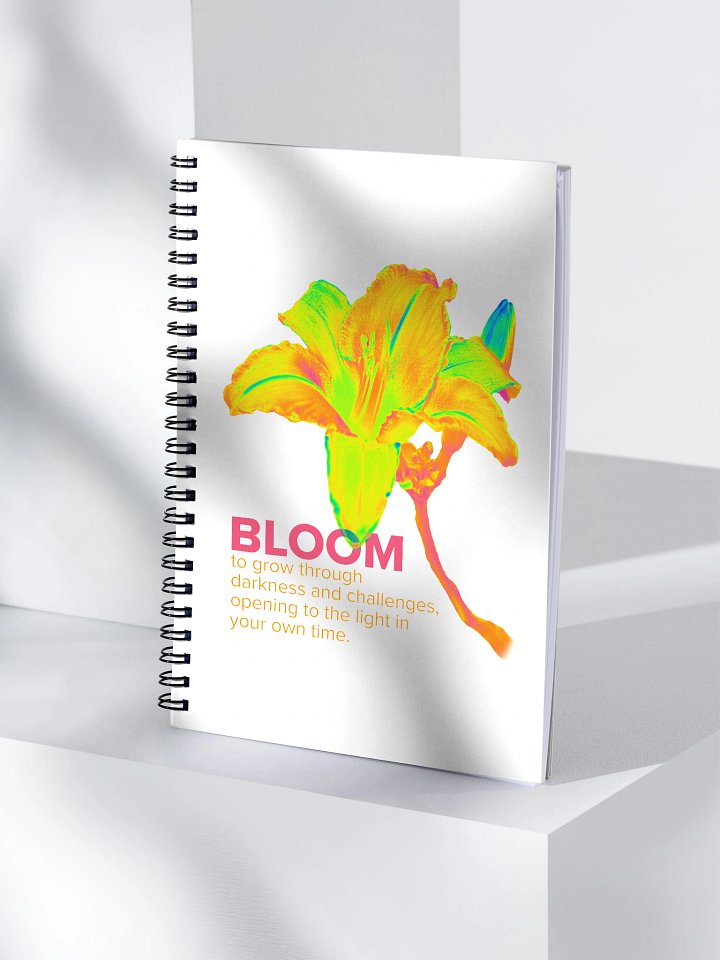 BLOOM: Inspirational Spiral Notebook product image (1)