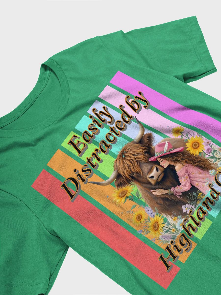 Easily Distracted By Highland Cows T-Shirt product image (27)