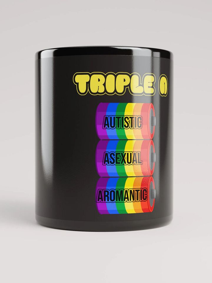 AAA Battery Pack (Autie Aro Ace) - Black Mug product image (1)