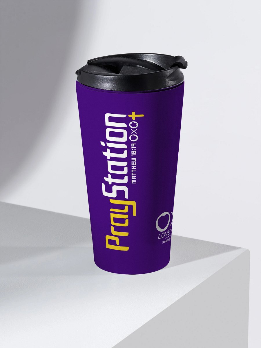 LXA PrayStation Travel Mug - Purple | Love X Aloha - Faith Collection | Premium Christian Merch product image (2)
