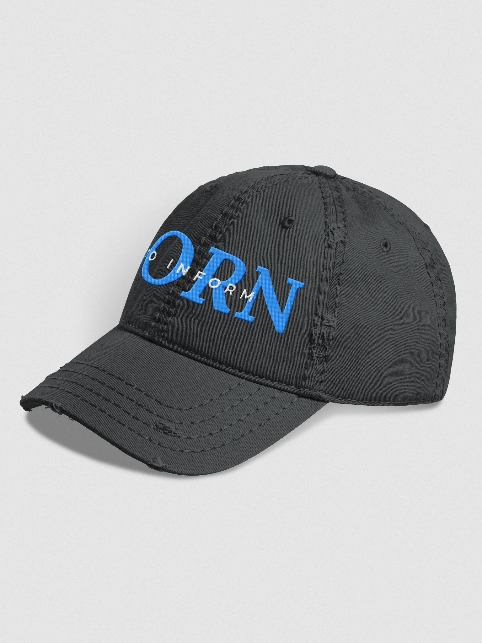Born to Inform Manifestor Hat (Black & Navy) product image (3)