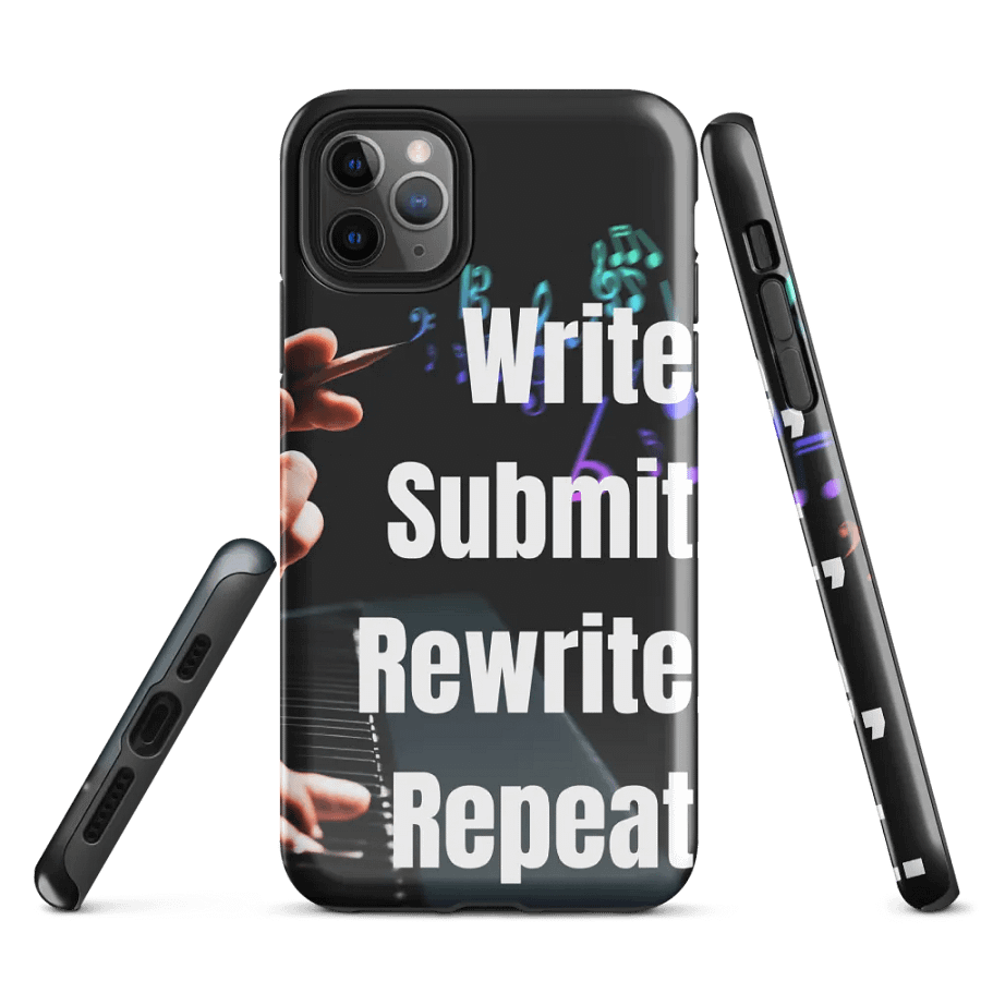 'Write Submit Rewrite Repeat' Inspirational iPhone Tough Case product image (1)