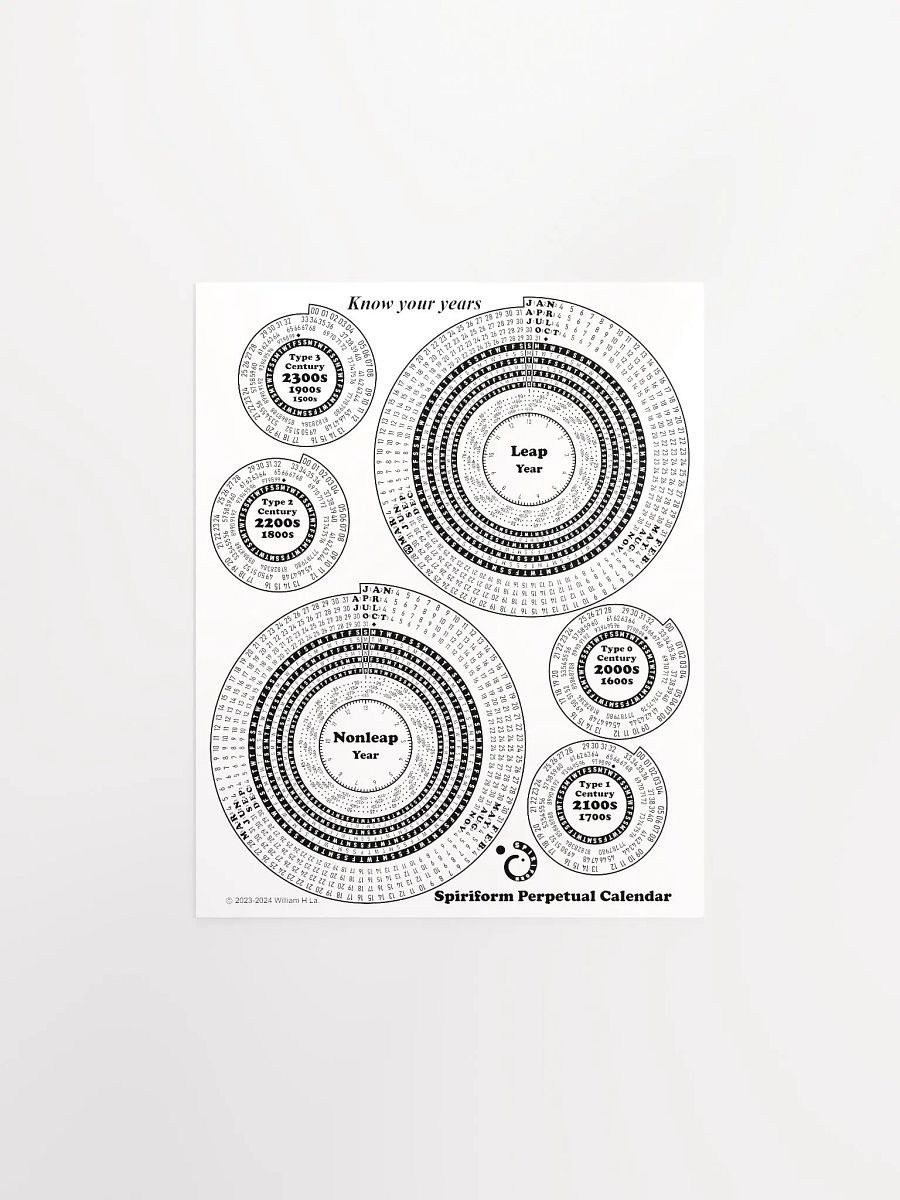 Spiriform Perpetual Calendar 8