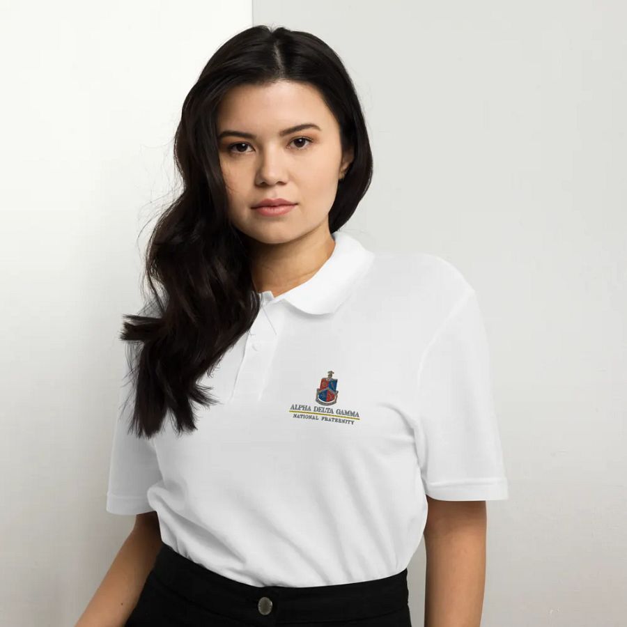 ADG Crest Polo - White product image (12)