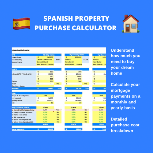 Spanish Property Purchase Calculator product image (1)