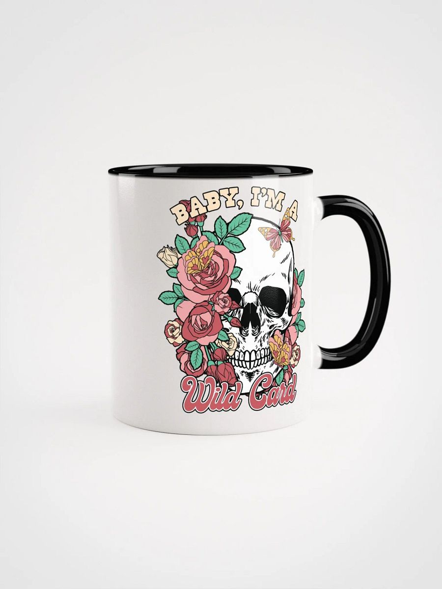Wild Card Skull Accent Mug product image (1)