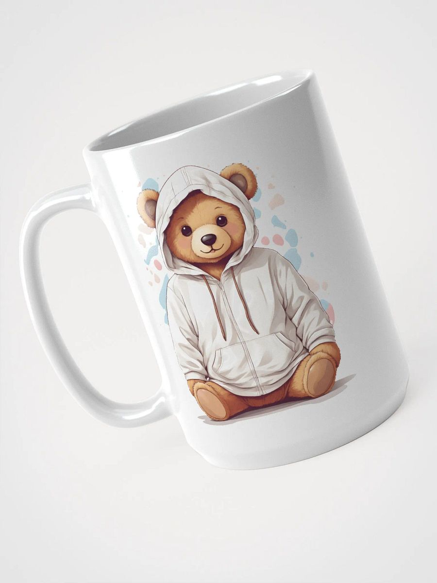 Cozy Teddy Bear White Glossy Mug product image (3)