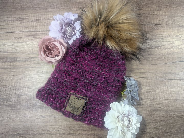 Cider Beanie - Pink/Black product image (1)