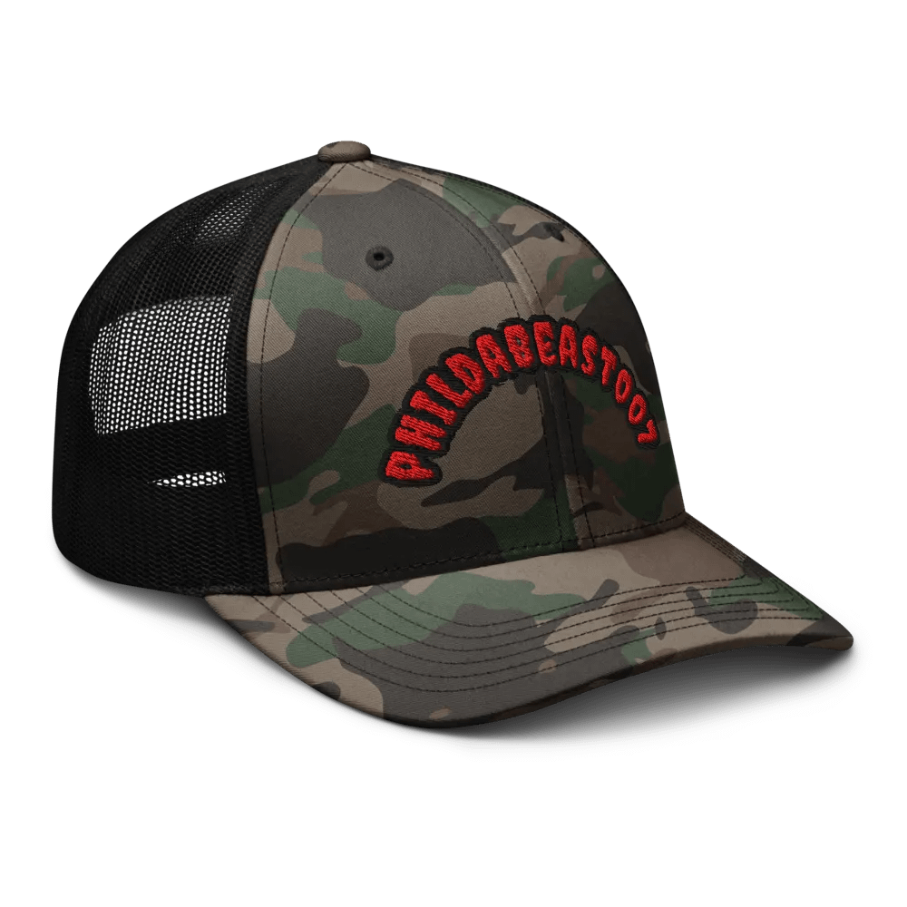PHILDABEAST007 Camo Trucker Hat product image (6)