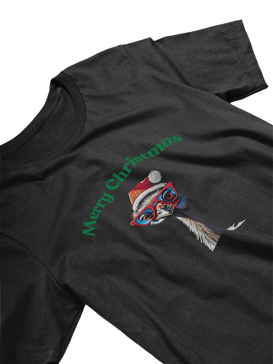 Festive Emu Merry Christmas T-Shirt - Green product image (3)