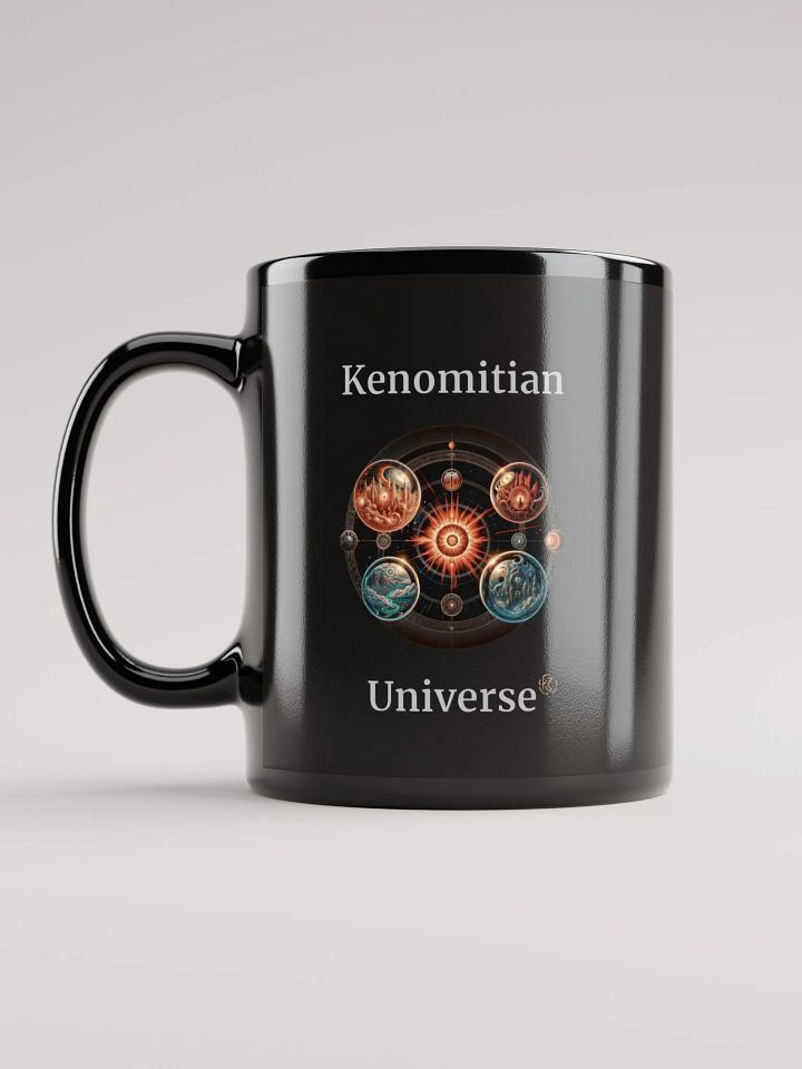 Kenomitian Universe | Black Glossy Mug product image (2)