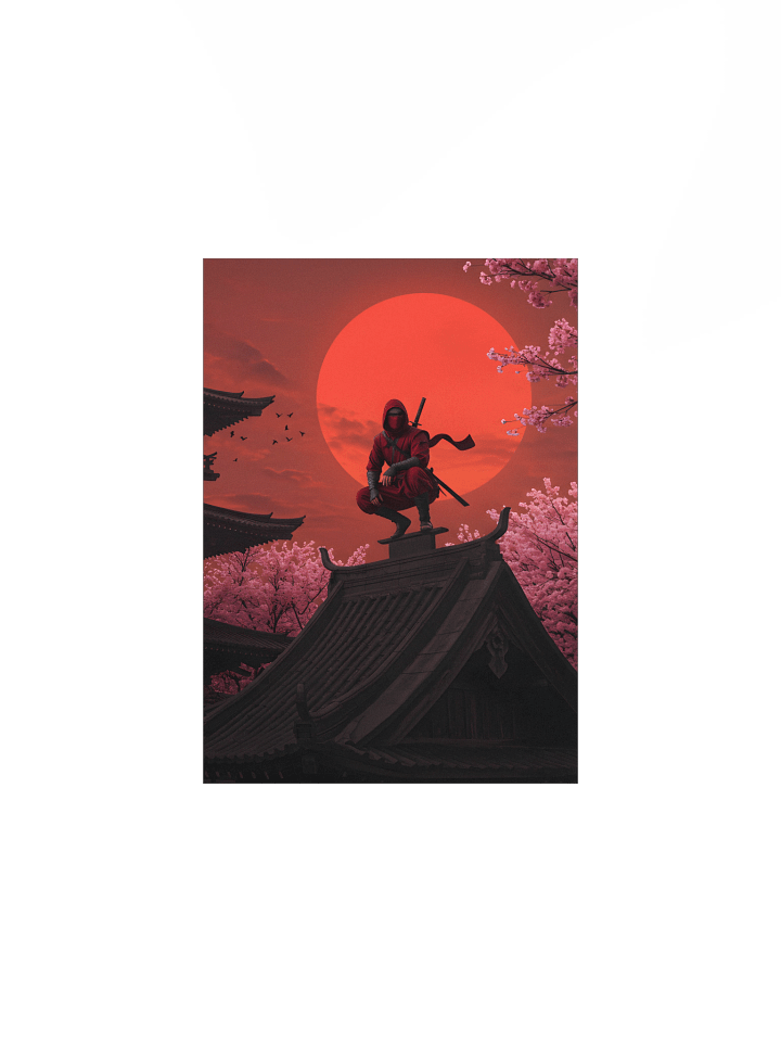 The Crimson Shadow Shinobi Poster product image (4)