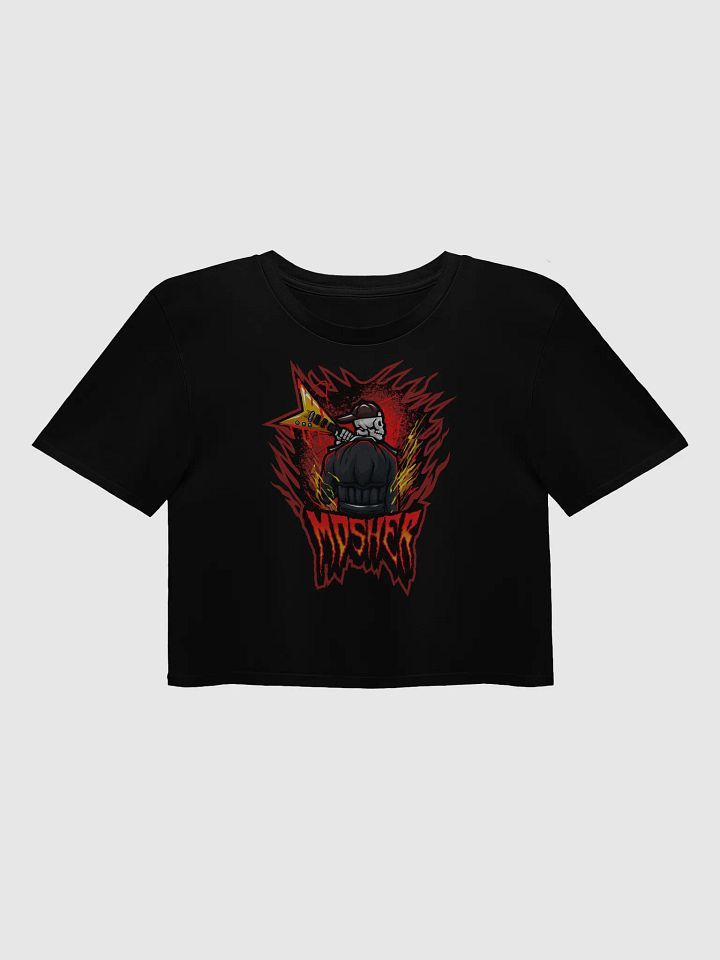 MOSHER GUITAR LOGO WOMEN'S CROP TOP product image (25)