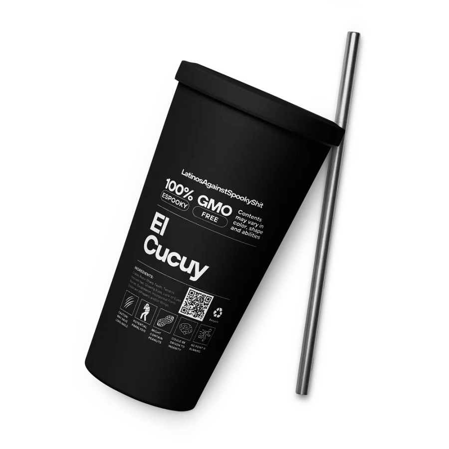 El Cucuy Nutrition Label Tumbler product image (6)
