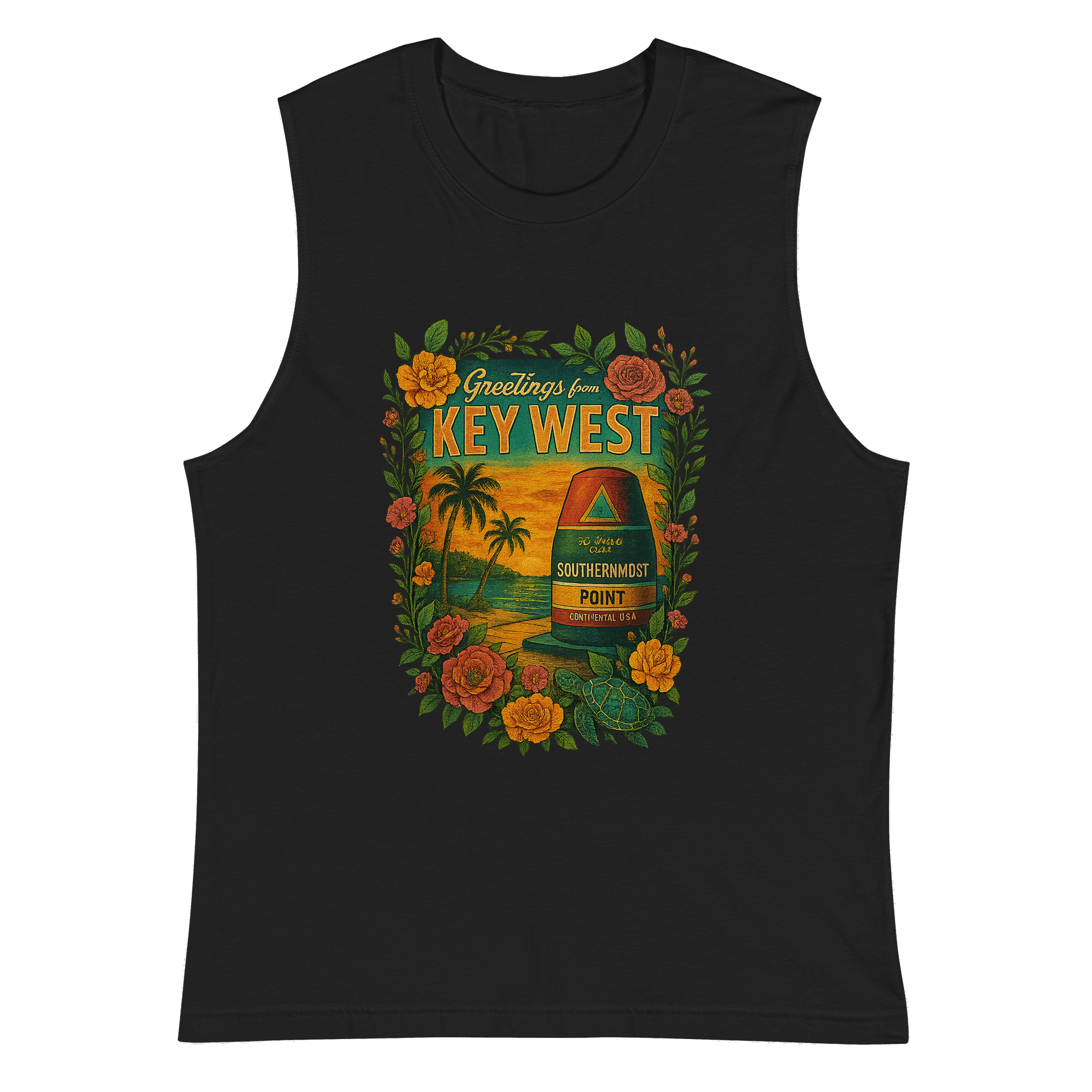 Key West Southernmost Point Men's Tank Top product image (3)