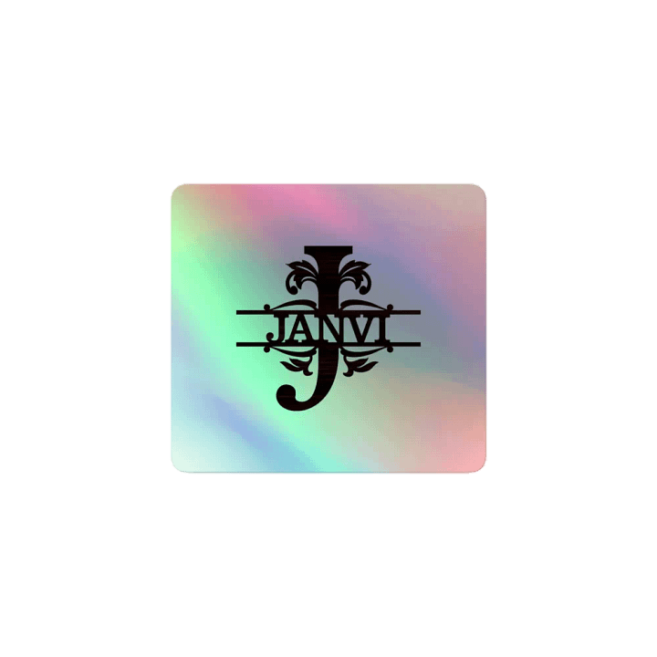 JANVI NAME STICKER product image (1)