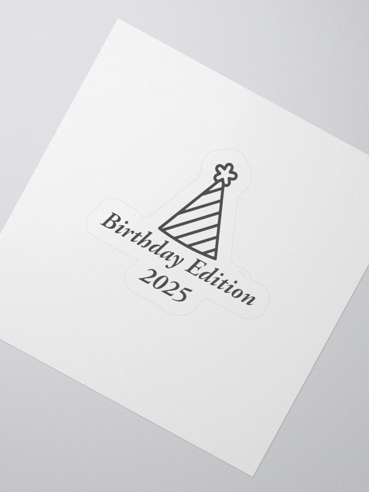 Birthday Edition 2025 Sticker product image (4)