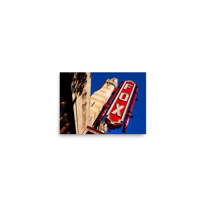 Fox Theatre – Landmark Atlanta Art Matte Poster product image (1)