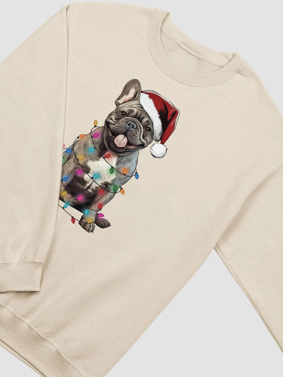Funny French Bulldog(Brindle) Christmas Sweatshirt for Frenchie Paw-rents product image (19)