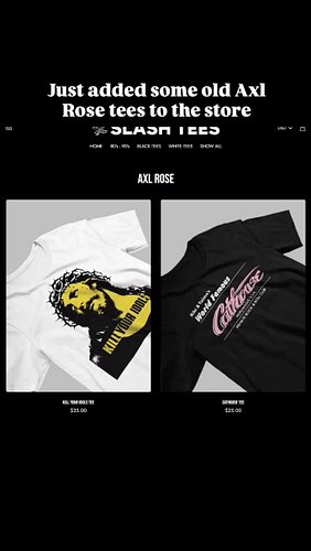 iiii]; )'

#slash #slashtees #slashshirts #slashtshirts #slashnews #gnr #gunsnroses #GnFnR #smkc