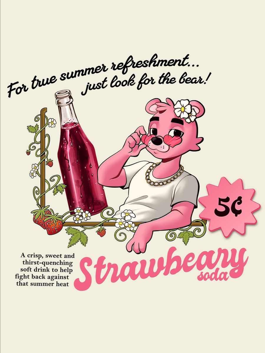 Strawbeary Soda - White product image (4)
