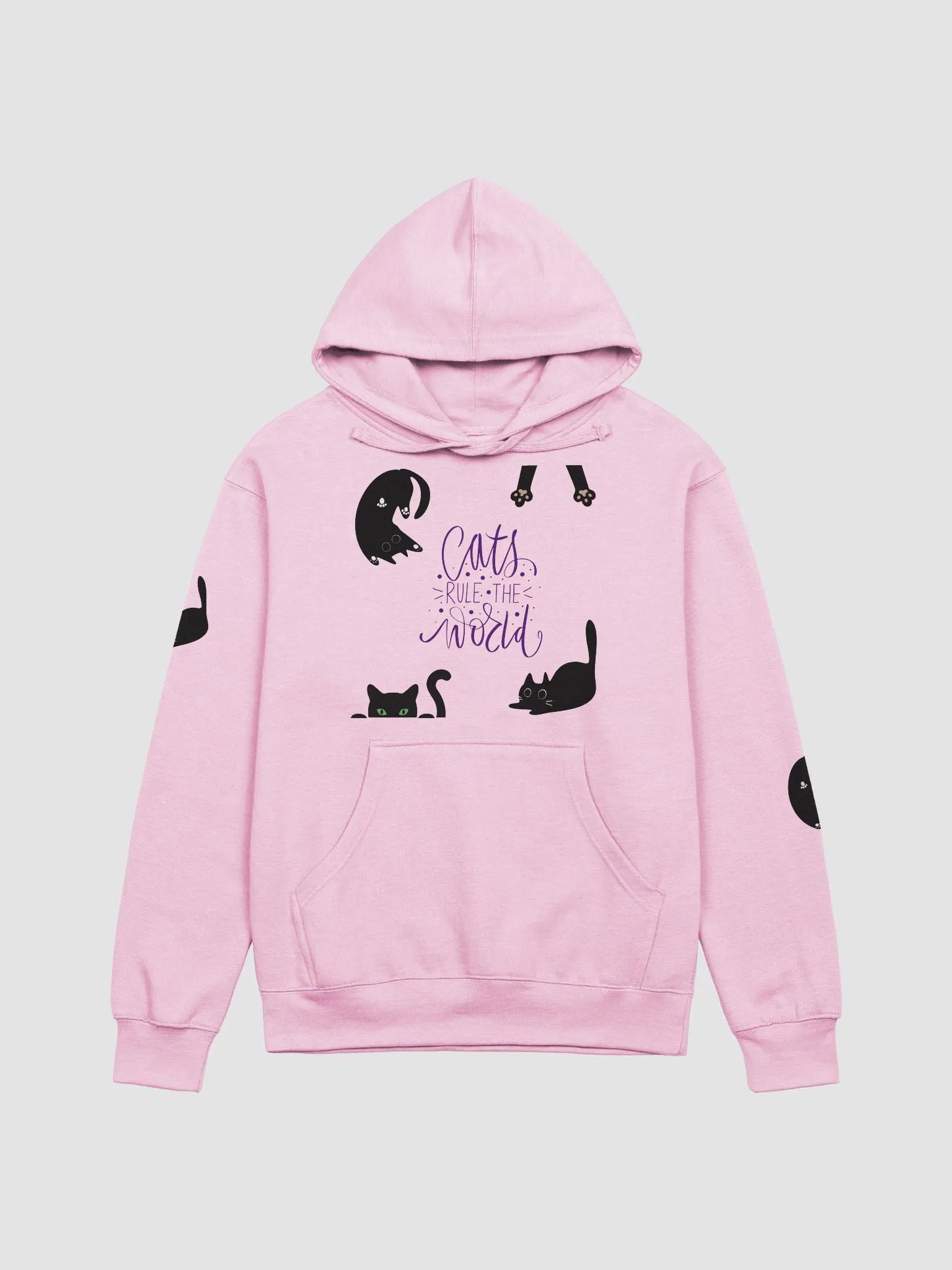 Cats Rule The World Hoodie (Pastels) 4 colours product image (2)