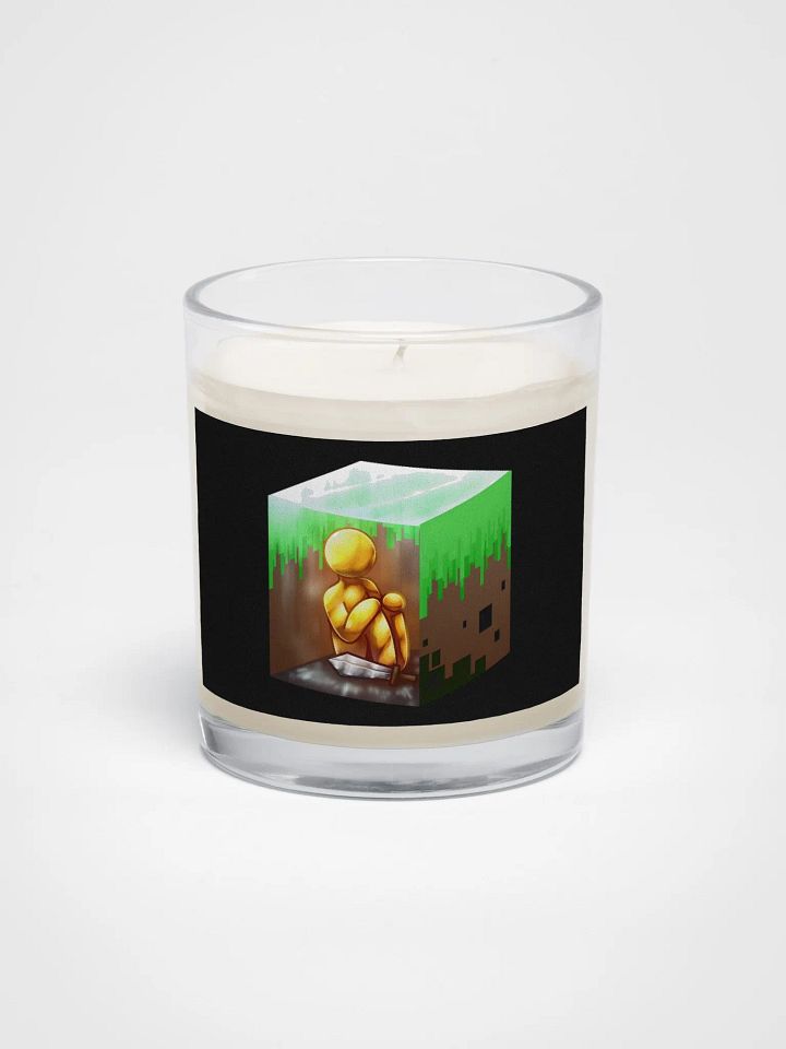 alan becker gold minecraft candle product image (1)