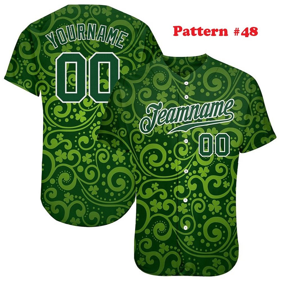 Authentic Baseball Jersey, Custom Baseball Jersey, Personalized Sport Jersey, Hawaiian Multi Colorful, Summer Palm Coconut Sea product image (192)