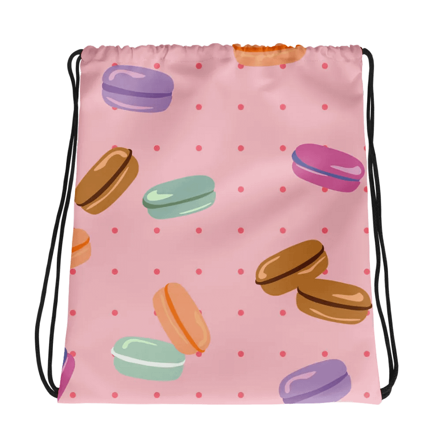 Macaron Magic All-Over Drawstring Bag product image (1)
