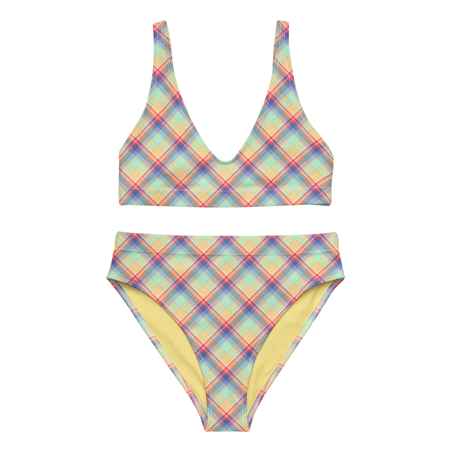 Bright Pastel Plaid Bikini product image (2)