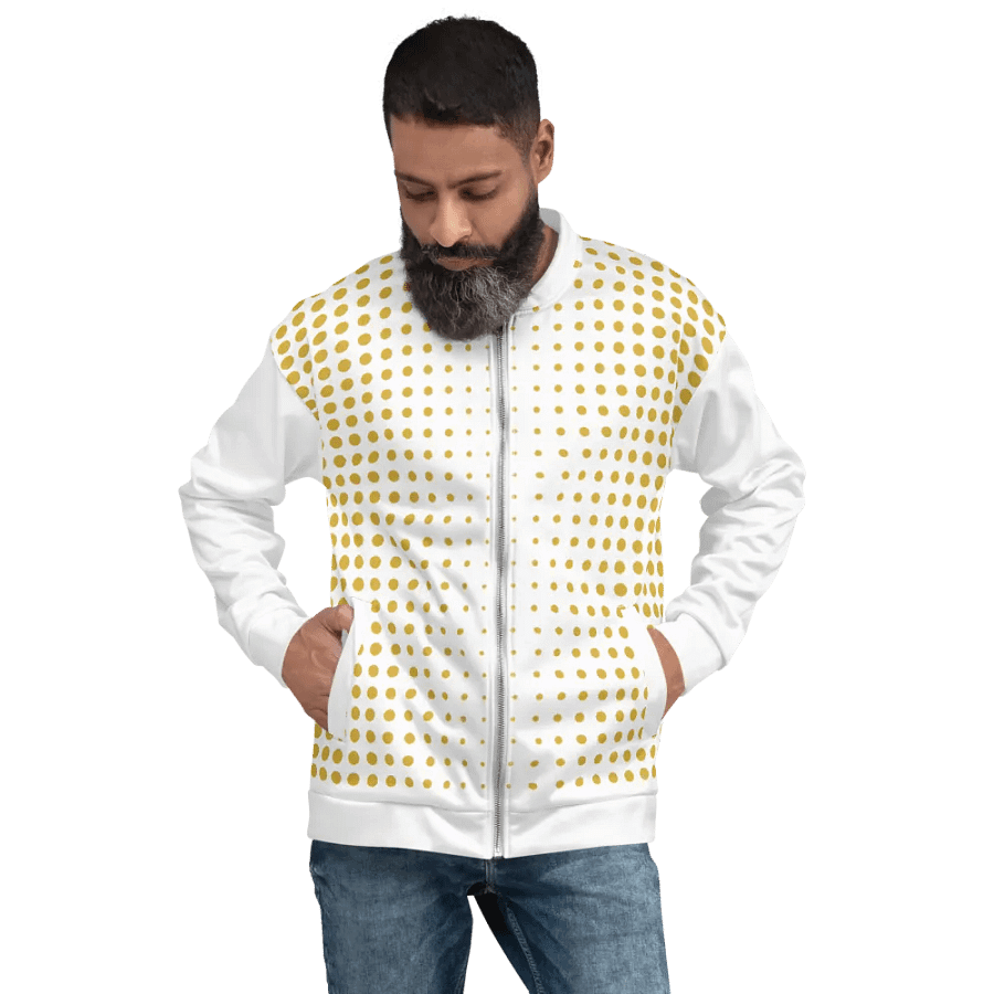 Sunburst Ladder All-Over Print Bomber Jacket product image (10)