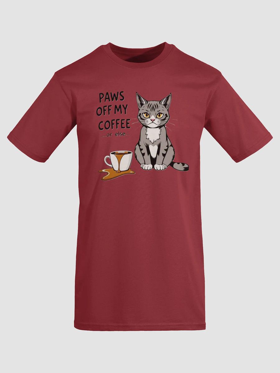 Grumpy Cat Coffee Warning Men's Tee product image (2)