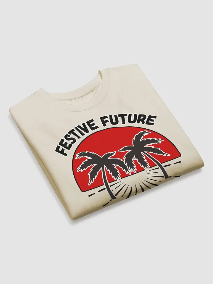 Festive Future - Sunset Beach Scene Sweatshirt product image (2)
